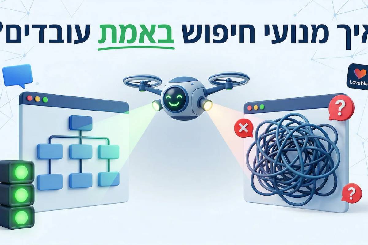 איך לבנות אתר Lovable שמנועי חיפוש באמת יכולים לסרוק