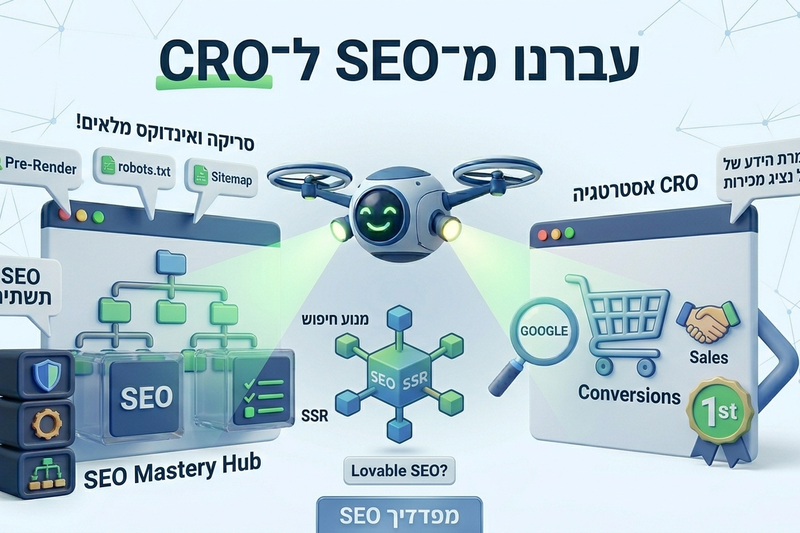 עברנו מ־SEO ל־CRO