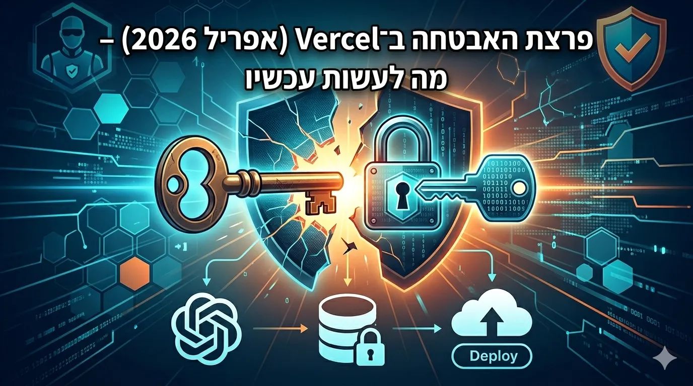פרצת האבטחה ב־Vercel (אפריל 2026) – מה לעשות עכשיו