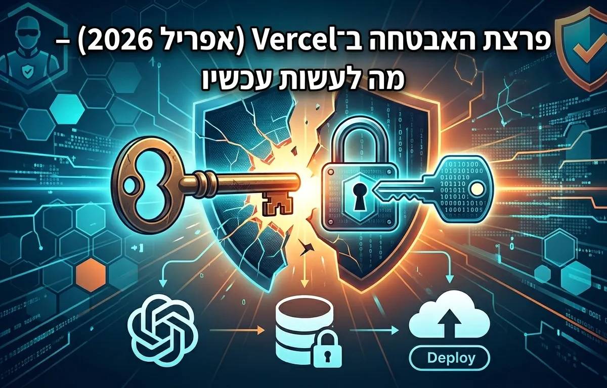 פרצת האבטחה ב־Vercel (אפריל 2026) – מה לעשות עכשיו