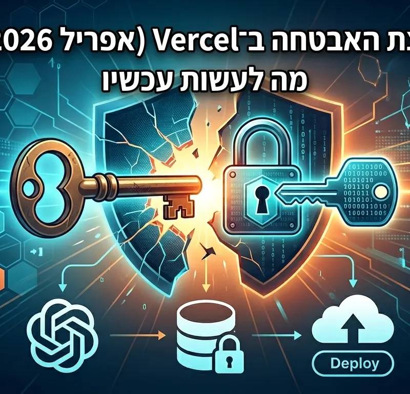 פרצת האבטחה ב־Vercel (אפריל 2026) – מה לעשות עכשיו